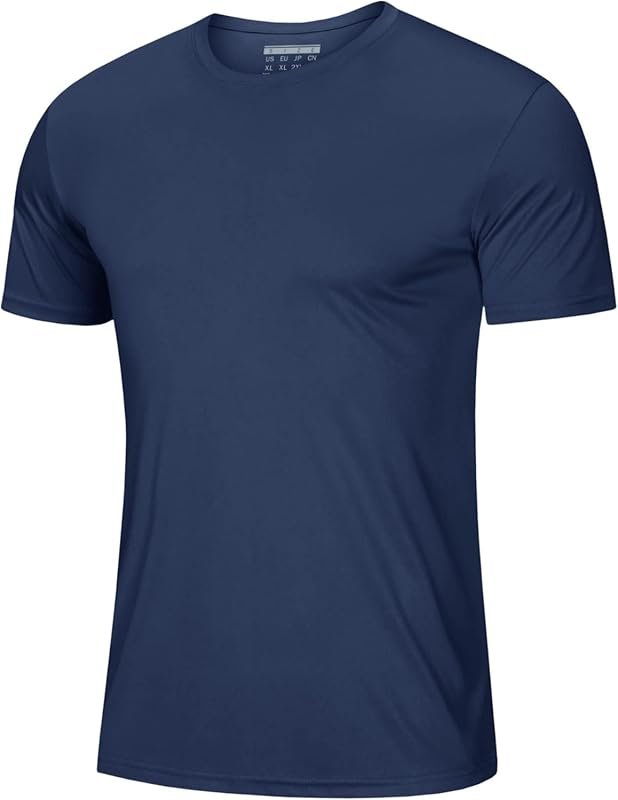 MAGCOMSEN Men's UPF 50+ Quick Dry Athletic T-Shirt for Workout Running
