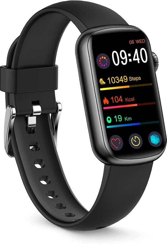 FITVII Slim Fitness Tracker with Blood Oxygen, Blood Pressure, Heart R