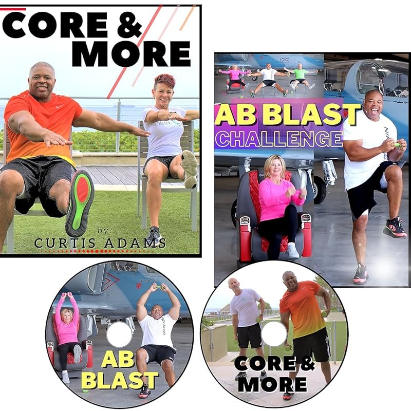 AB Blast Exercise DVD for Seniors: Low-Impact Core Workouts, No Floor,