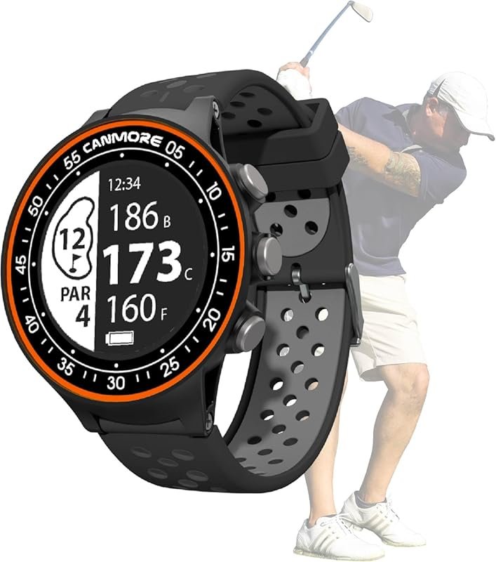 CANMORE TW411 Golf GPS Watch with Fitness Tracker, 41K+ Preloaded Cour
