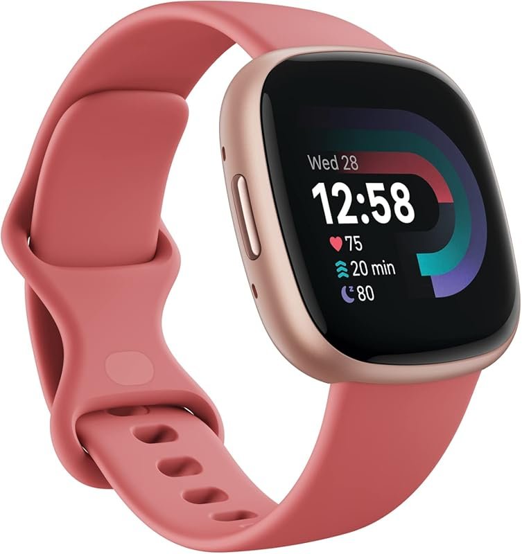 Fitbit Versa 4 Smartwatch with GPS, Heart Rate, Sleep Tracking & 40+ E