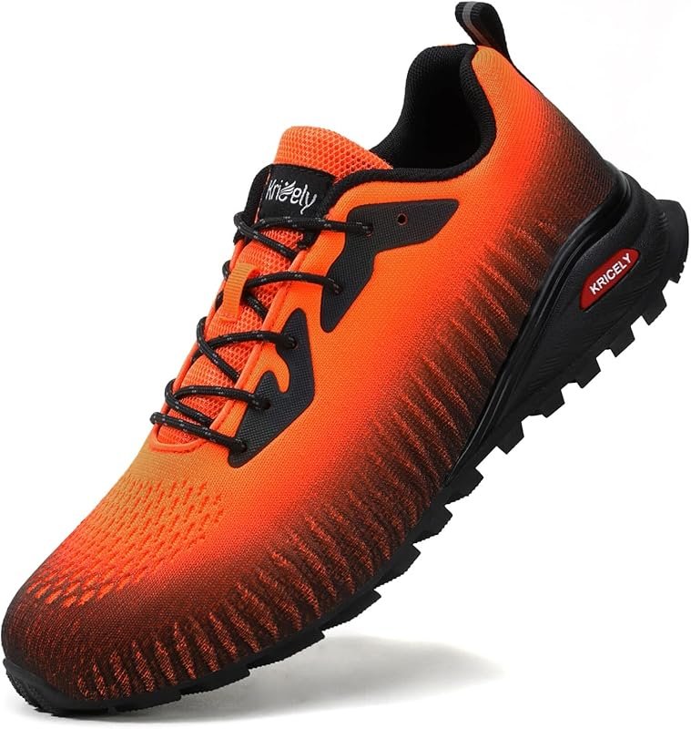 Kricely Men's Trail Running & Hiking Fashion Sneakers for Outdoor Work