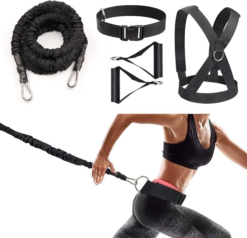 Resistance Running Bungee Band for Sprint Training, Long Lateral Movem