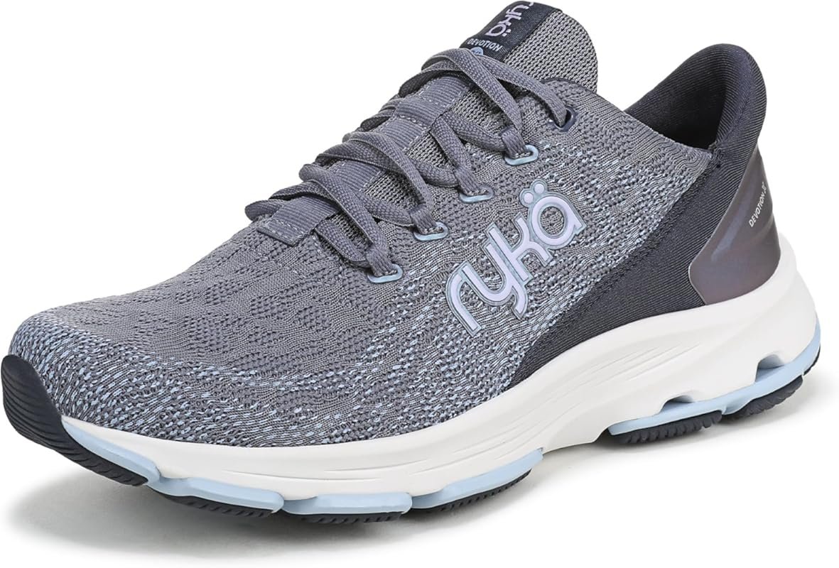 Ryka Women's Devotion X Walking Shoes - Breathable Mesh, Cushioned Sup