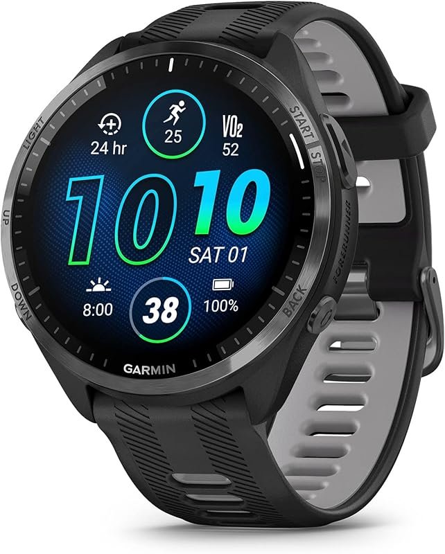 Garmin Forerunner 965 Running Smartwatch: Colorful AMOLED Display, Tra