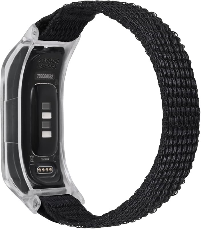 C2D JOY Sport Mesh Nylon Bands with Transparent Case for Garmin Vivosm