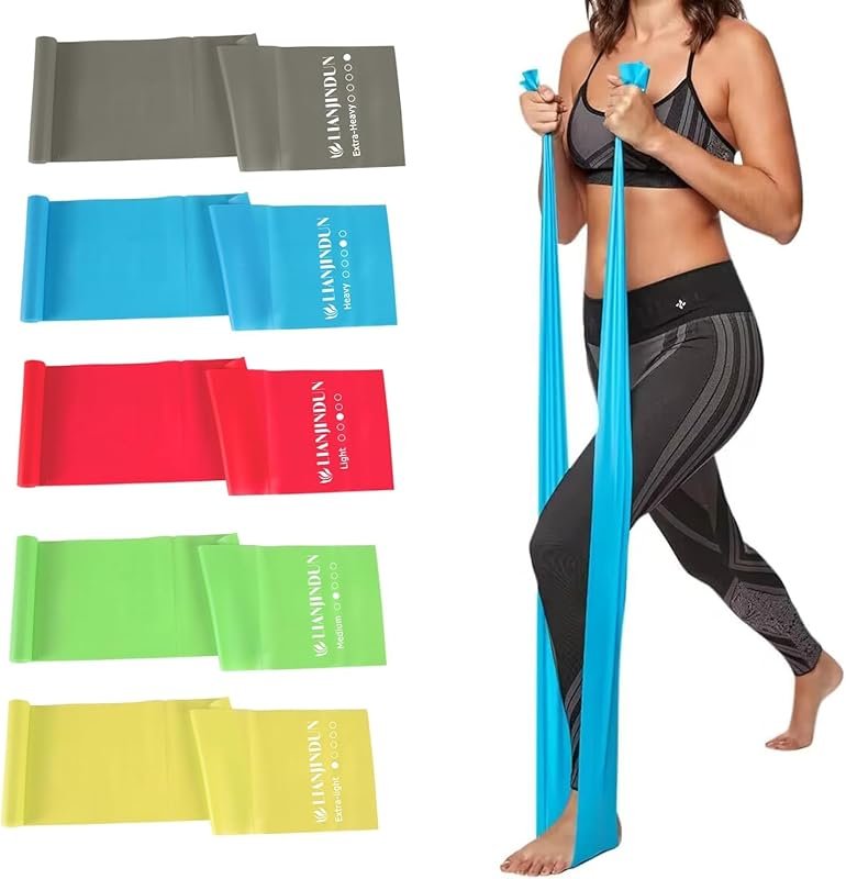 Full Title: Lianjindun 5-Pack Latex-Free Resistance Bands for Women & 