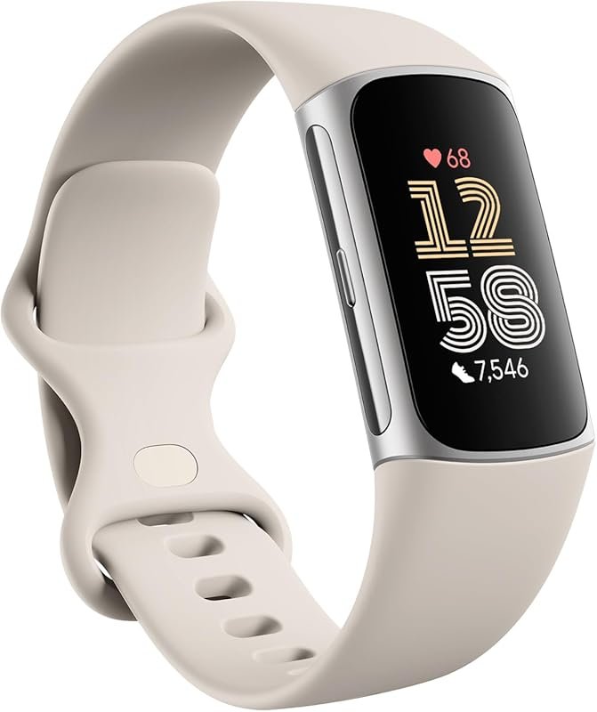 Fitbit Charge 6 Fitness Tracker with Google Apps, Heart Rate Monitorin
