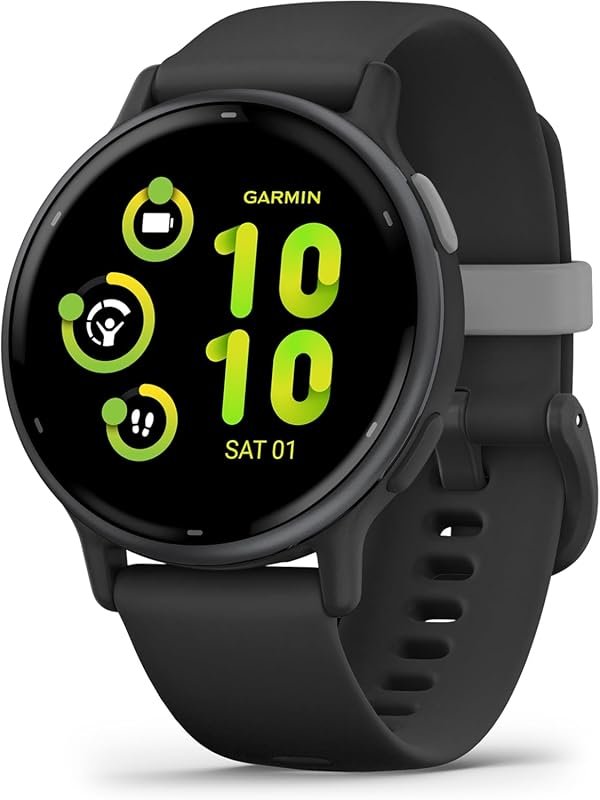 Garmin Vívoactive 5 GPS Smartwatch: AMOLED Display, 11-Day Battery, He