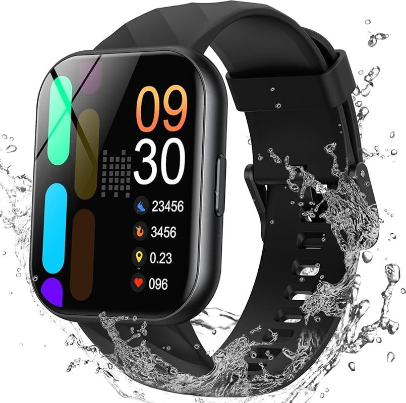 Parsonver 5ATM Waterproof Smart Watch with 110+ Sports Modes, Heart Ra