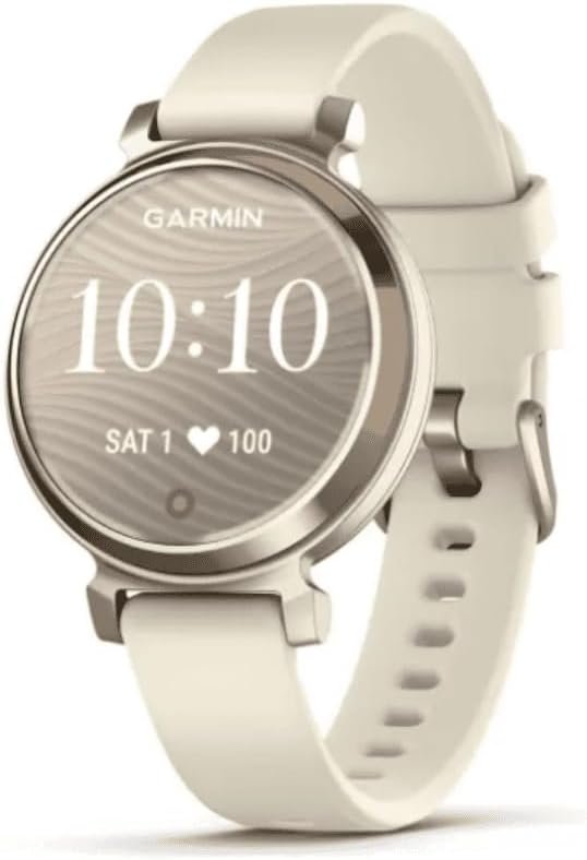 Garmin Lily 2 Small Smartwatch with Hidden Display, Patterned Lens & 5
