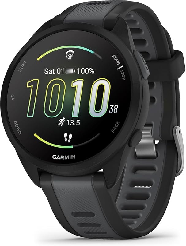 Garmin Forerunner 165 Running Smartwatch with Vibrant AMOLED Display, 