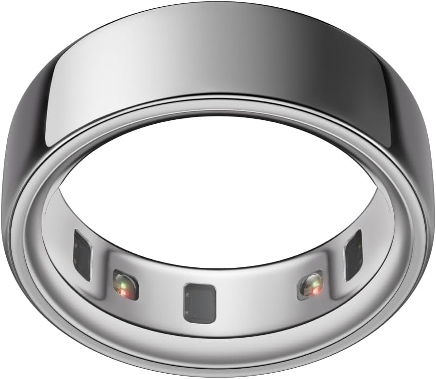 Oura Ring 4 Silver Size 9 Sleep Activity Women's Health AI Advisor 8-D