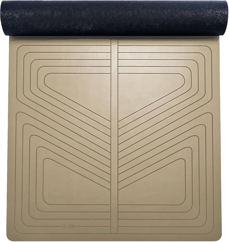 agoy PRO+ Warrior Premium Non-Slip PU Yoga Mat with Wet/Dry Grip, Eco-