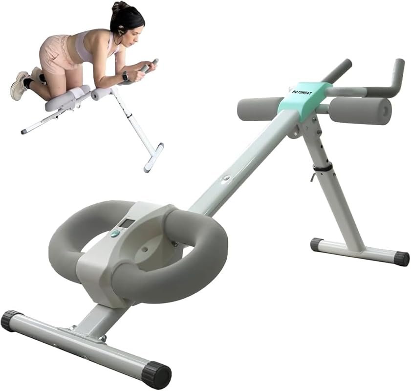 Adjustable Foldable Ab Machine Abdominal Trainer Workout Equipment for