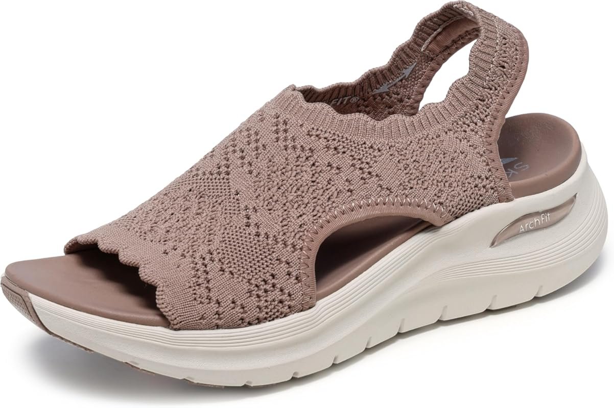 Skechers Arch Fit 2.0 Women's Sandal – Memory Foam Cushioning & Lightw
