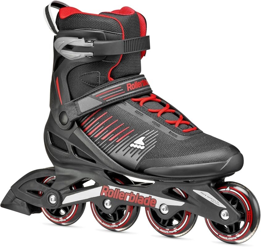 Rollerblade Zetrablade Men's Black and Silver Adult Fitness Inline Ska