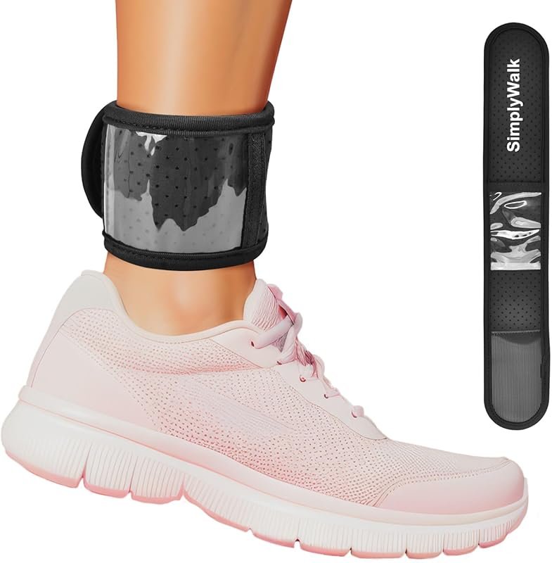 Soft Ankle Band (Size X-Large) for Large Fitness Pedometer with Transp