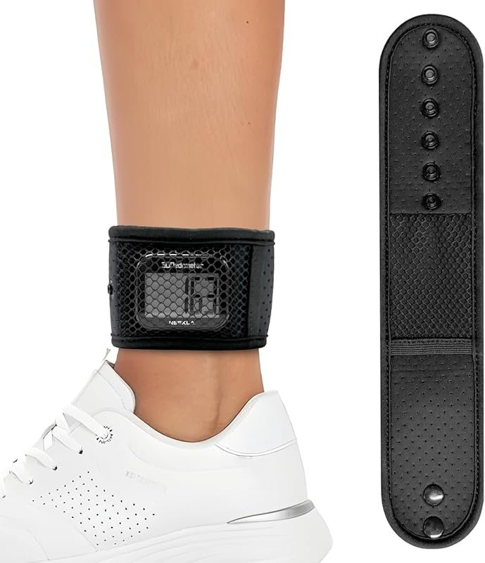 Breathable Mesh Ankle Straps for Fitbit & Pedometers, Soft Adjustable 