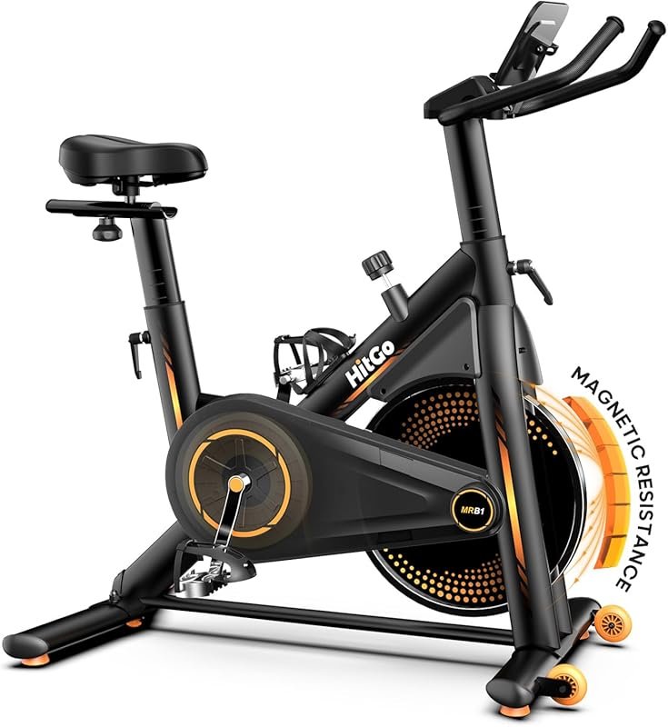 HitGo Office Desk Exercise Bike, 330 lbs Heavy Duty with Adjustable Se