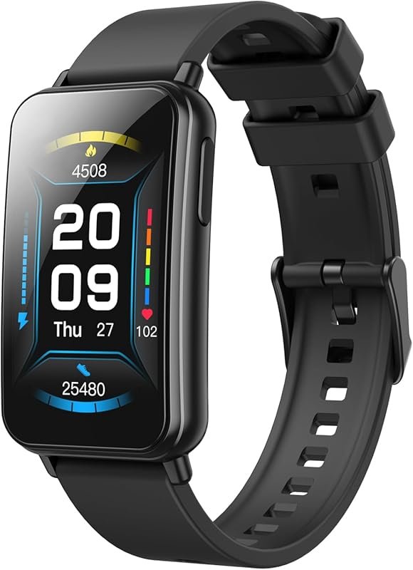 Parsonver 5ATM Waterproof Fitness Tracker, Swimming Watch with Heart R
