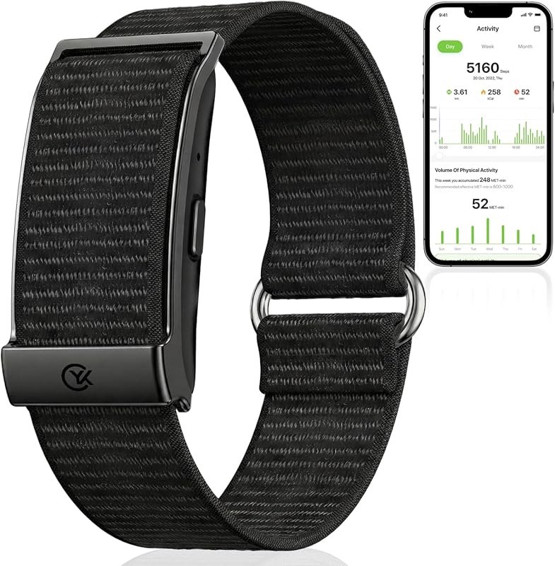 Smart Fitness Bracelet 24/7 Heart Monitor Sleep Tracker Multi-Sport Ac