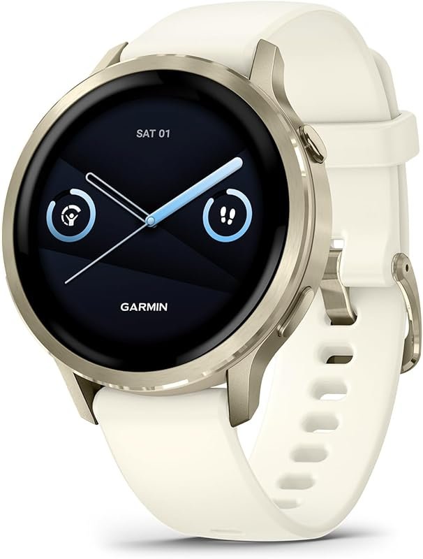 Garmin Venu 4 GPS Smartwatch with AMOLED Display, Built-in Flashlight,