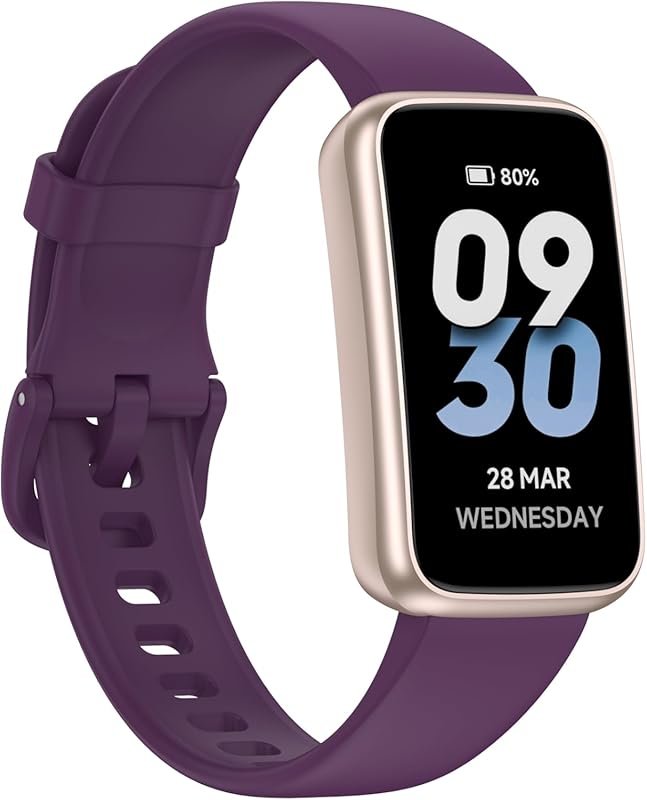 Long Battery Pedometer Watch 14 Days Life, Slim Fitness Tracker with H