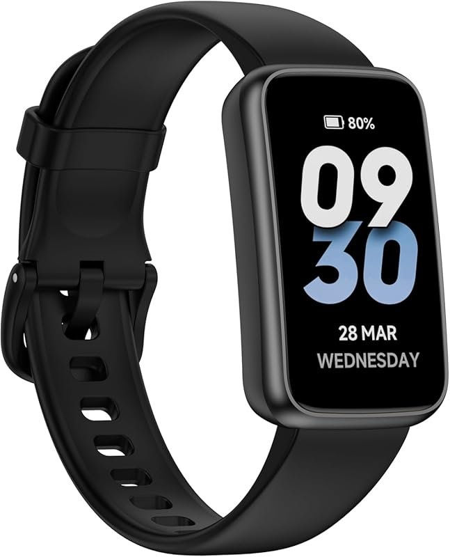 Long Battery Pedometer Watch – 14 Days Life, Slim Design, No App Requi