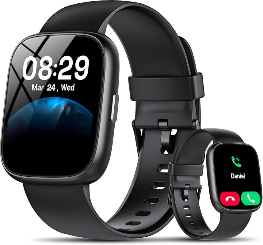 Alexa Built-in Smart Watch with Bluetooth Calling, 1.83