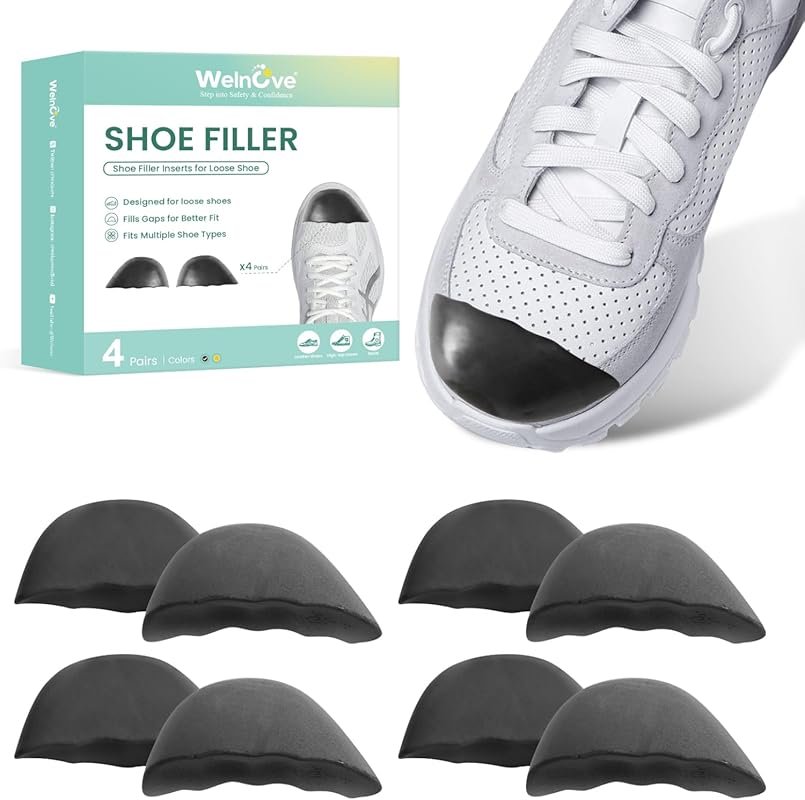 Flexible Memory Foam Shoe Inserts for Too-Big Shoes – Breathable Heel