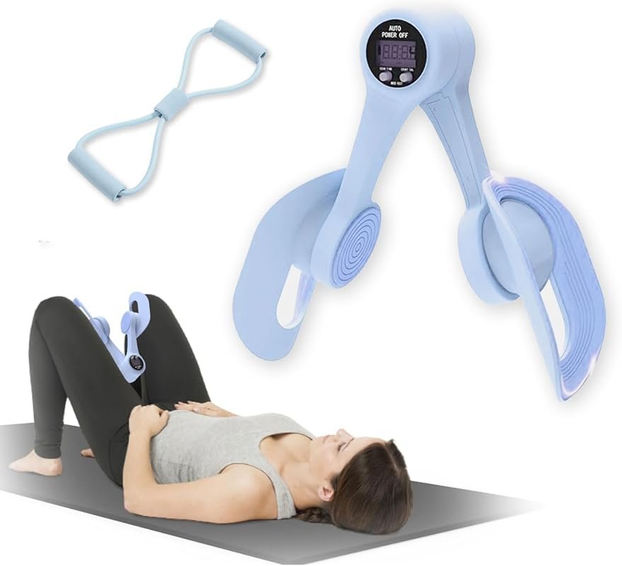 LED Thigh Trainer with 360° Adjustable Pelvic Floor Exerciser for Wome