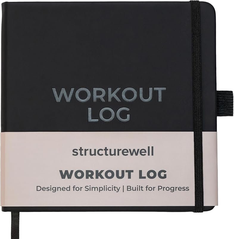 16 Week Workout Log Fitness Tracker & Gym Planner for Men & Women