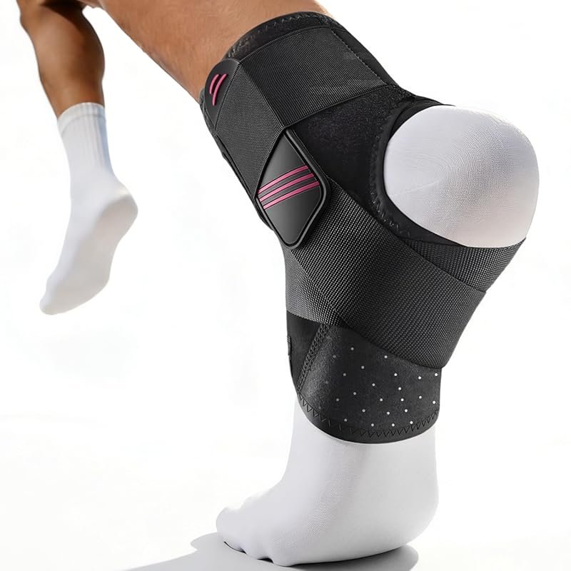 Ultra-Thin 1.5mm Lightweight Breathable Ankle Brace with Adjustable Fi