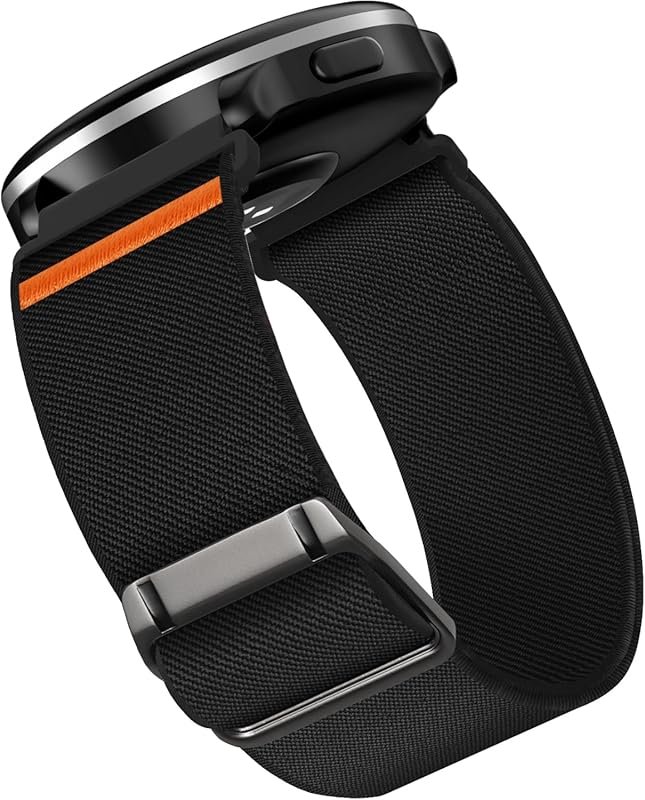 Stretchy 20mm Quick Release Nylon Band Compatible with Garmin Vivoacti