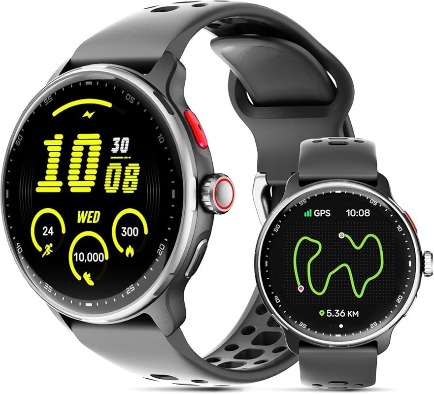 Smart Watch Built-in GPS, Pressure, Altitude, Compass with 1.43