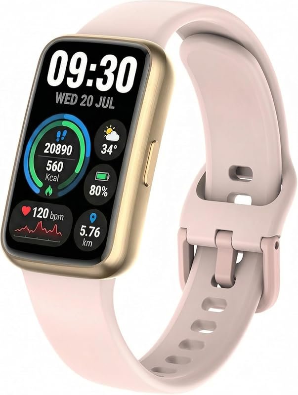 HD Fitness Tracker for Men & Women with 24/7 Heart Rate, SpO2, Sleep M