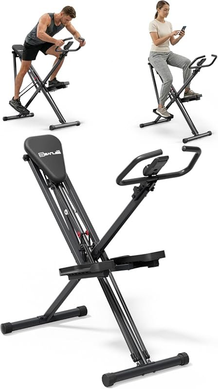 seanleecore 2-in-1 Foldable Stair Stepper & Space Walker, Quiet Low-Im