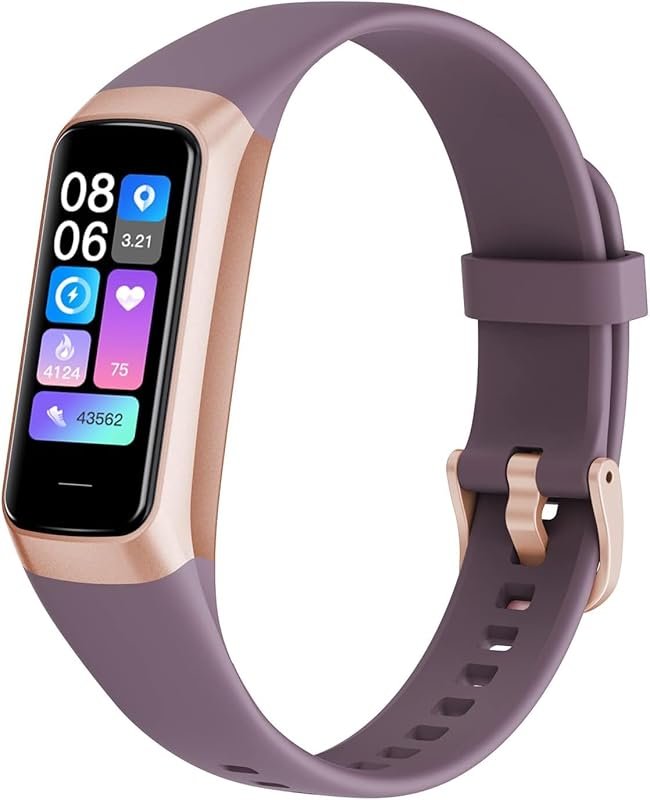 TROTY Silicone Waterproof Sport Band for C60 Fitness Tracker with Inst