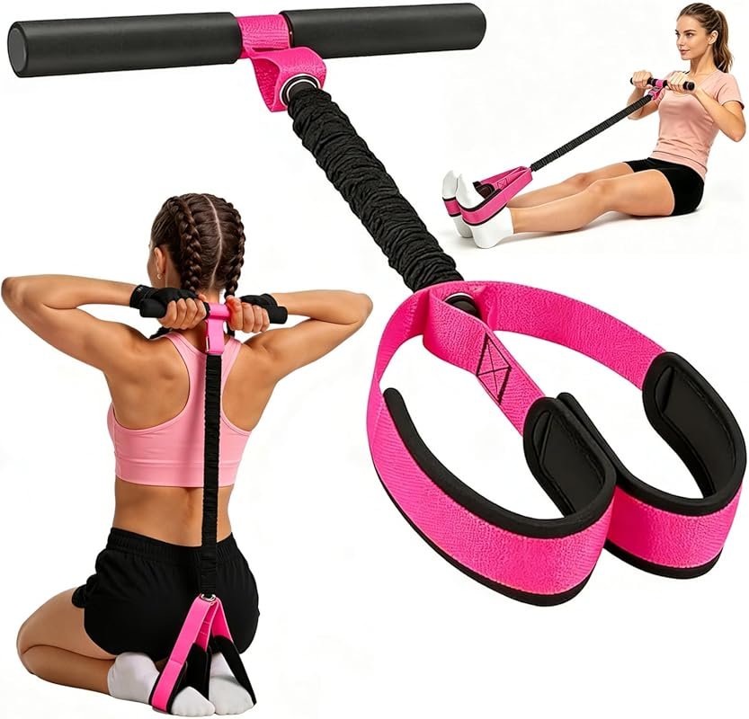 Multifunction 50LBS Pedal Resistance Band with Handle - Full Body Work