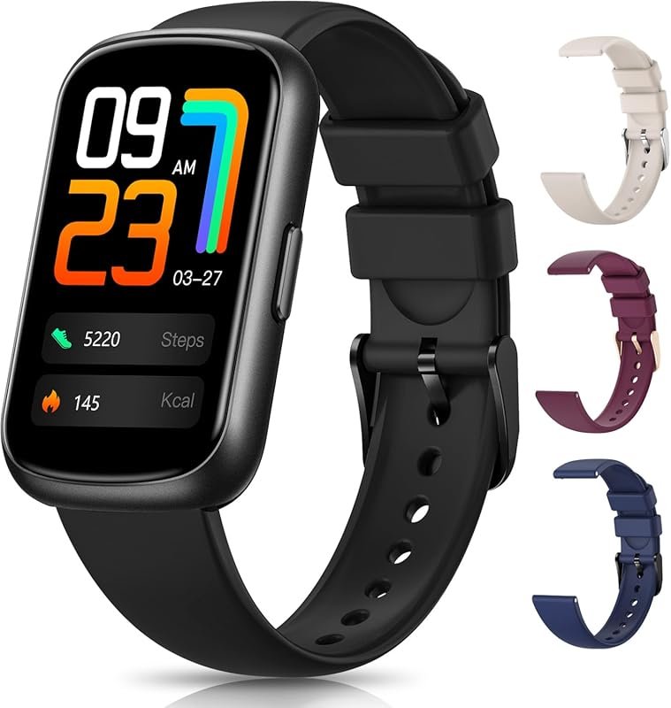 DEKELIFE Smart Watch with 24/7 Heart Rate, SpO2, Sleep Monitor, IP68 Waterproof, Health Tracker for Android & iPhone