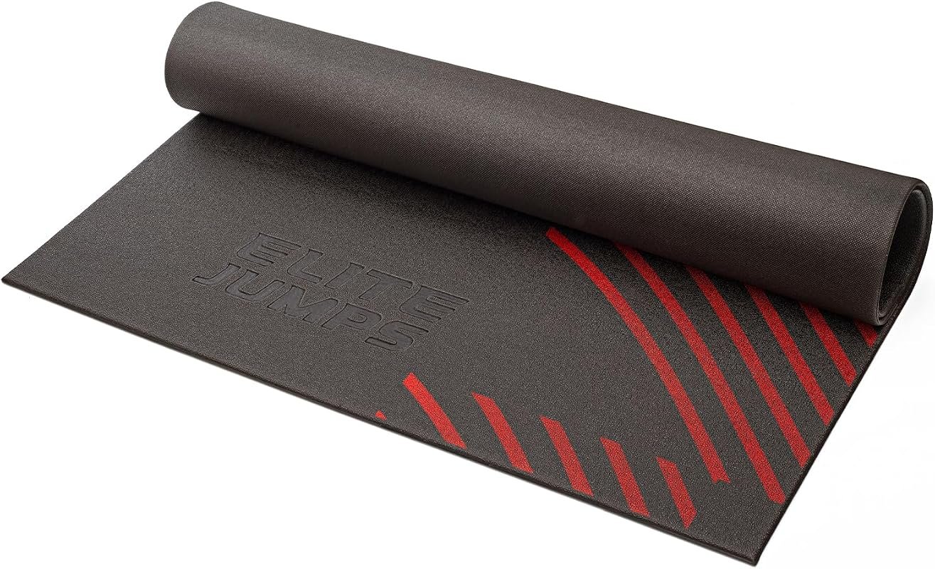 EliteSRS Premium Large Jump Rope Mat, Non-Slip Shock Absorbing Exercis