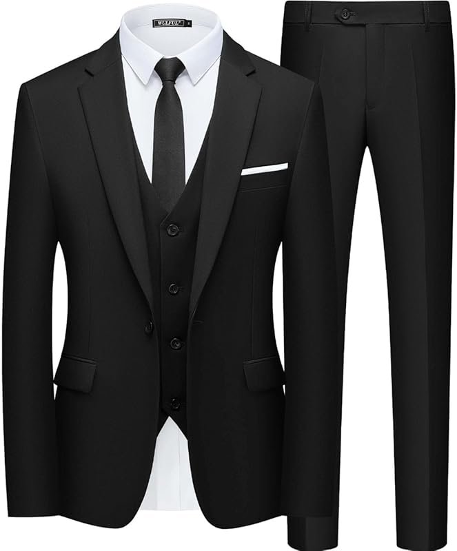 WULFUL Slim Fit 3-Piece Suit