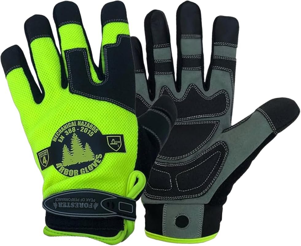 FORESTER Hi-Vis Rope Climbing Gloves