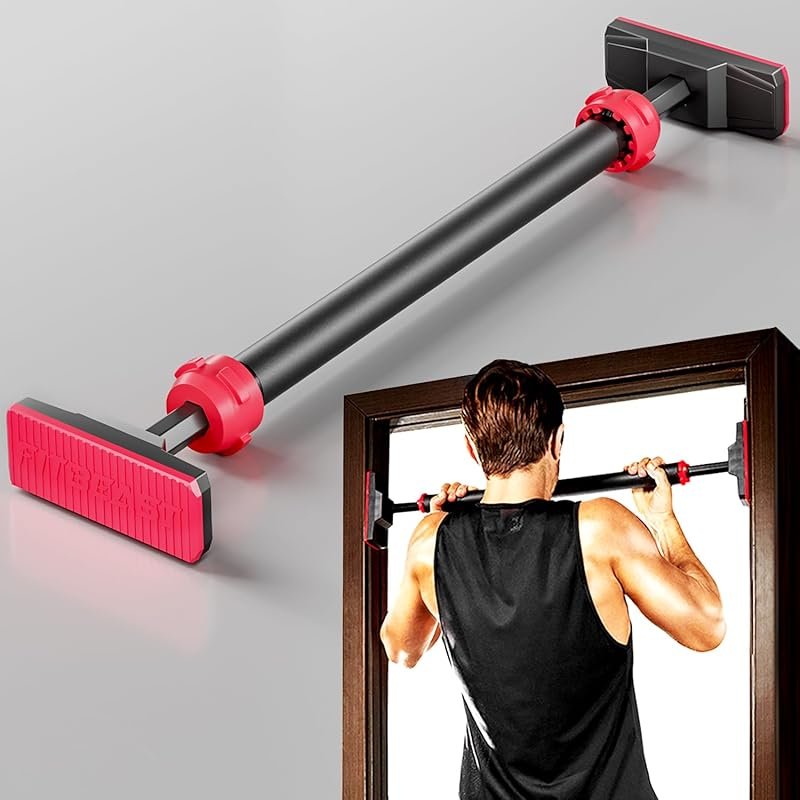 FitBeast Doorway Pull Up Bar, No-Screw Chin Up Bar with Adjustable Wid