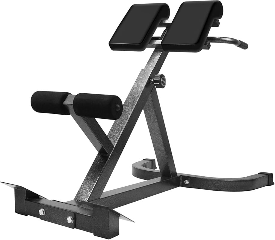 Adjustable Roman Chair Back Extender Dual Angle Hyperextension Bench f