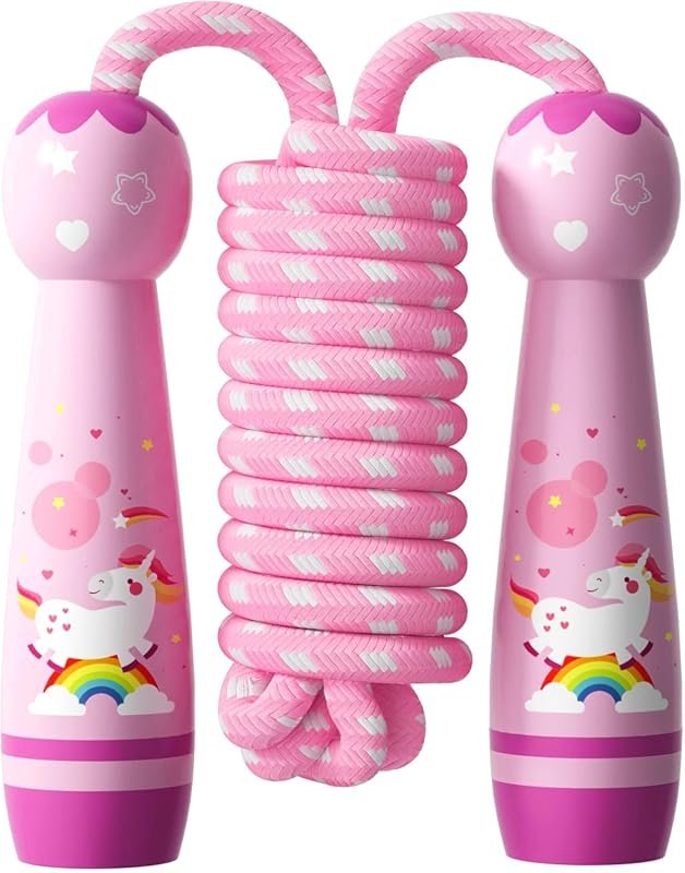 Kids Wooden Handle Jump Rope