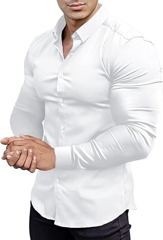 Men’s Muscle Fit Stretch Shirt