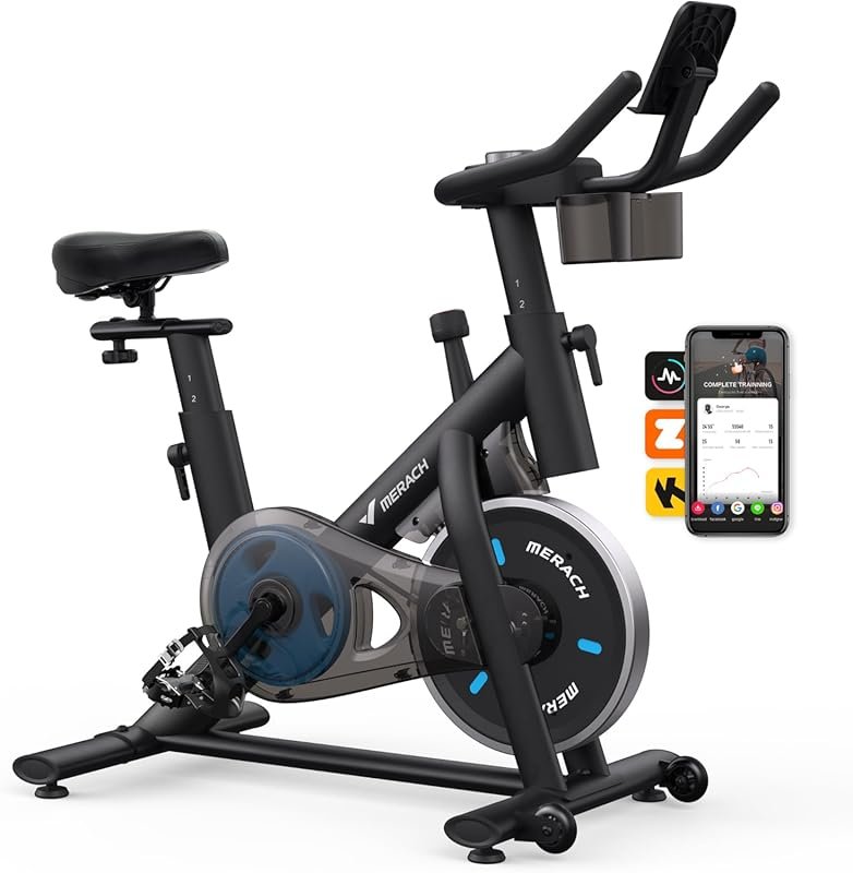 Merach Magnetic Stationary Exercise Bike