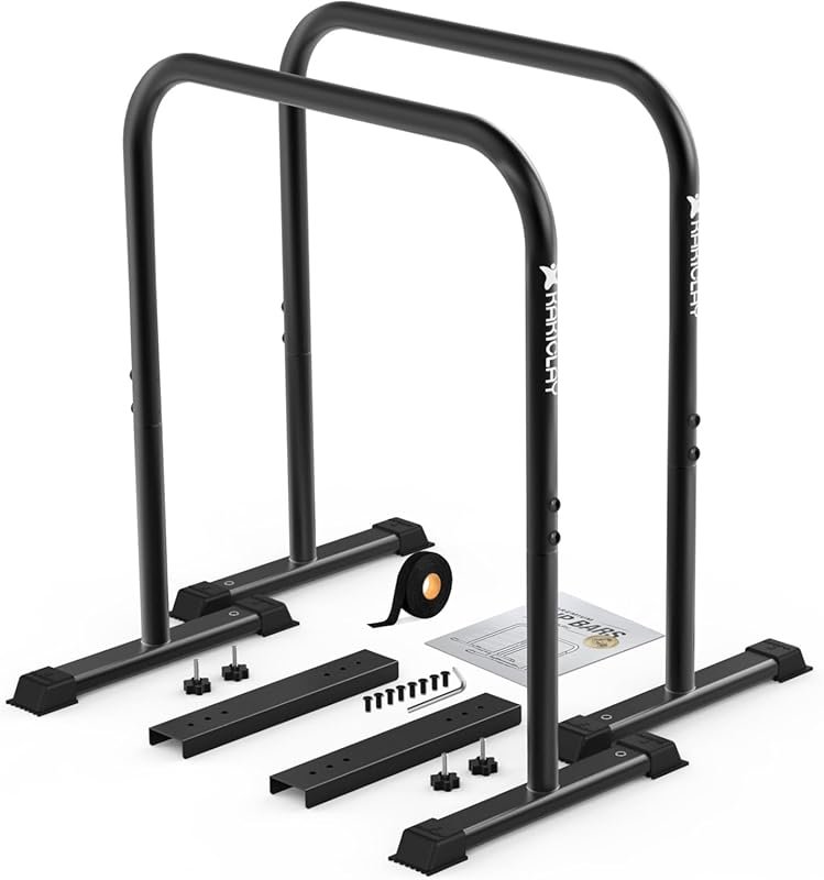 KAKICLAY Adjustable Premium Dip Bars